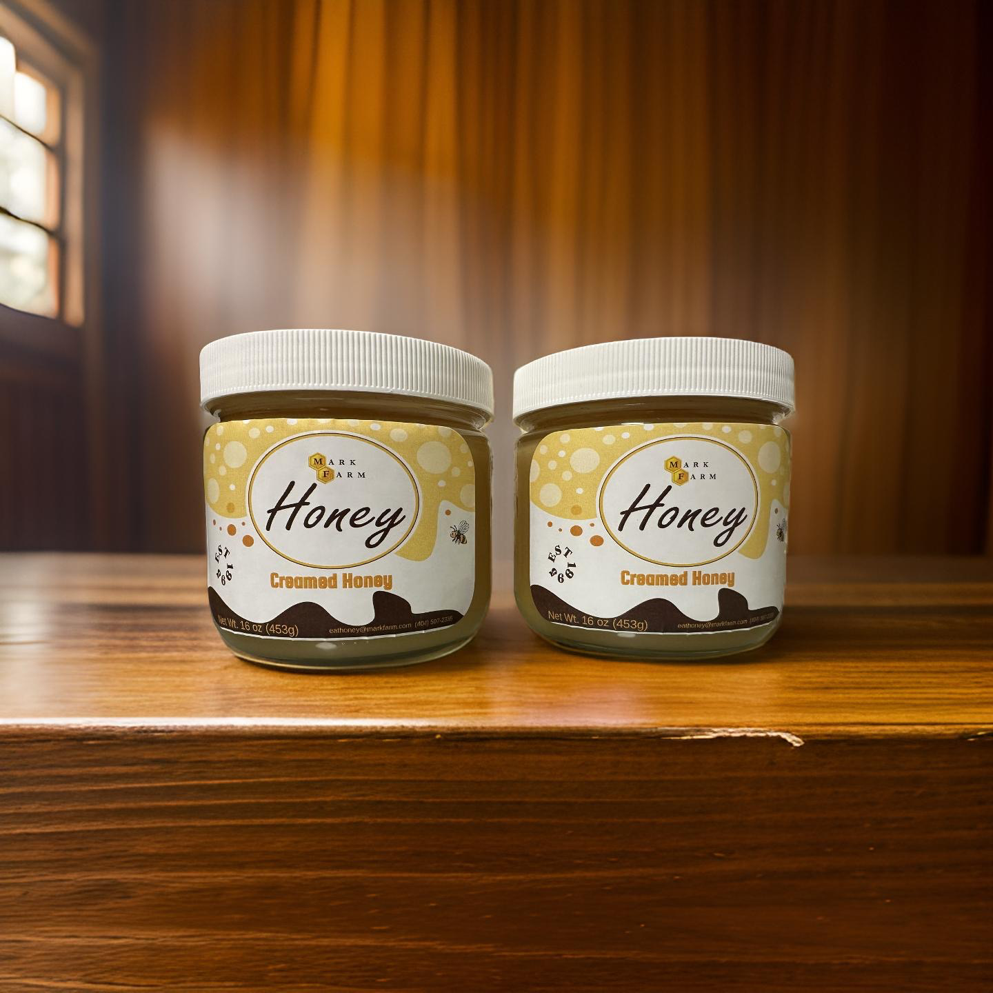 16 oz Real Raw Creamed Honey